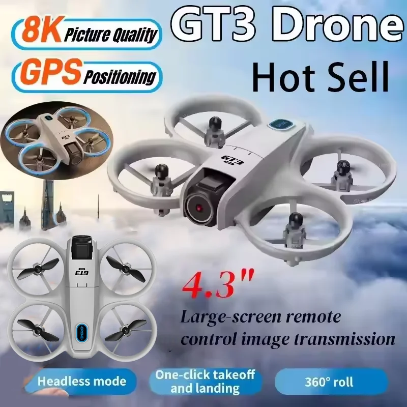 Drone Gps Module - GT3 Drone 8K HD Dual Cameras