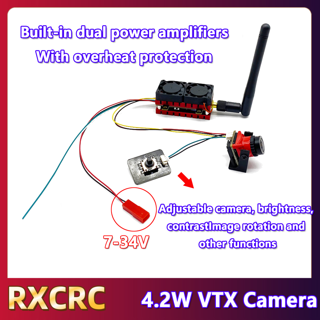 RXCRC 5.8G 48CH 4.2W High Powe - Drone Transmitter のレビューと価格