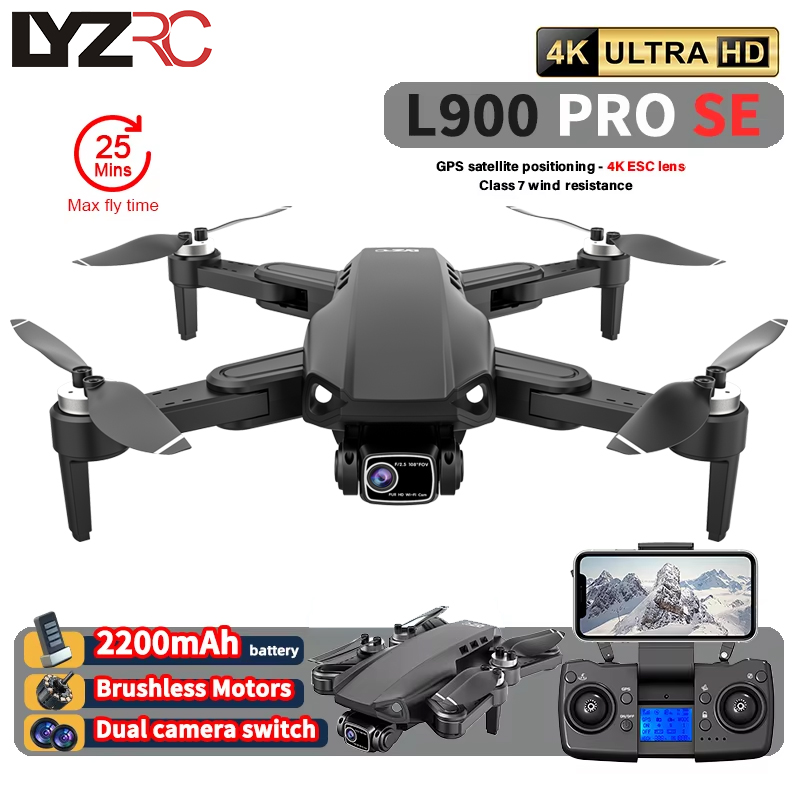 L900 Pro SE MAX GPS Drone 4K P - Drone Gps Mount のレビューと価格