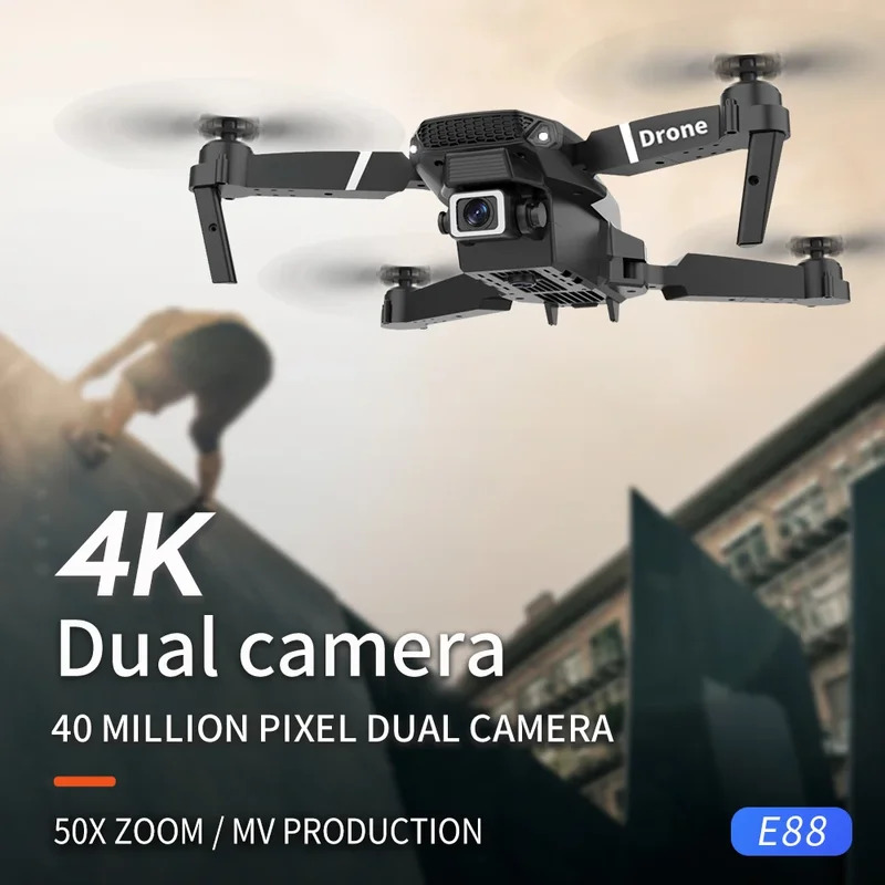 E88 ProIntelligent Folding Dro - Drone Camera のレビューと価格