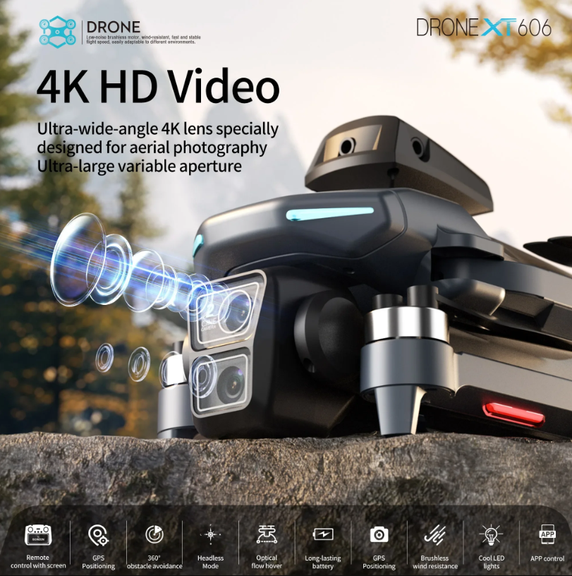 Lenovo XT606 MAX GPS Drone 4k  - Drone Gps Mount のレビューと価格