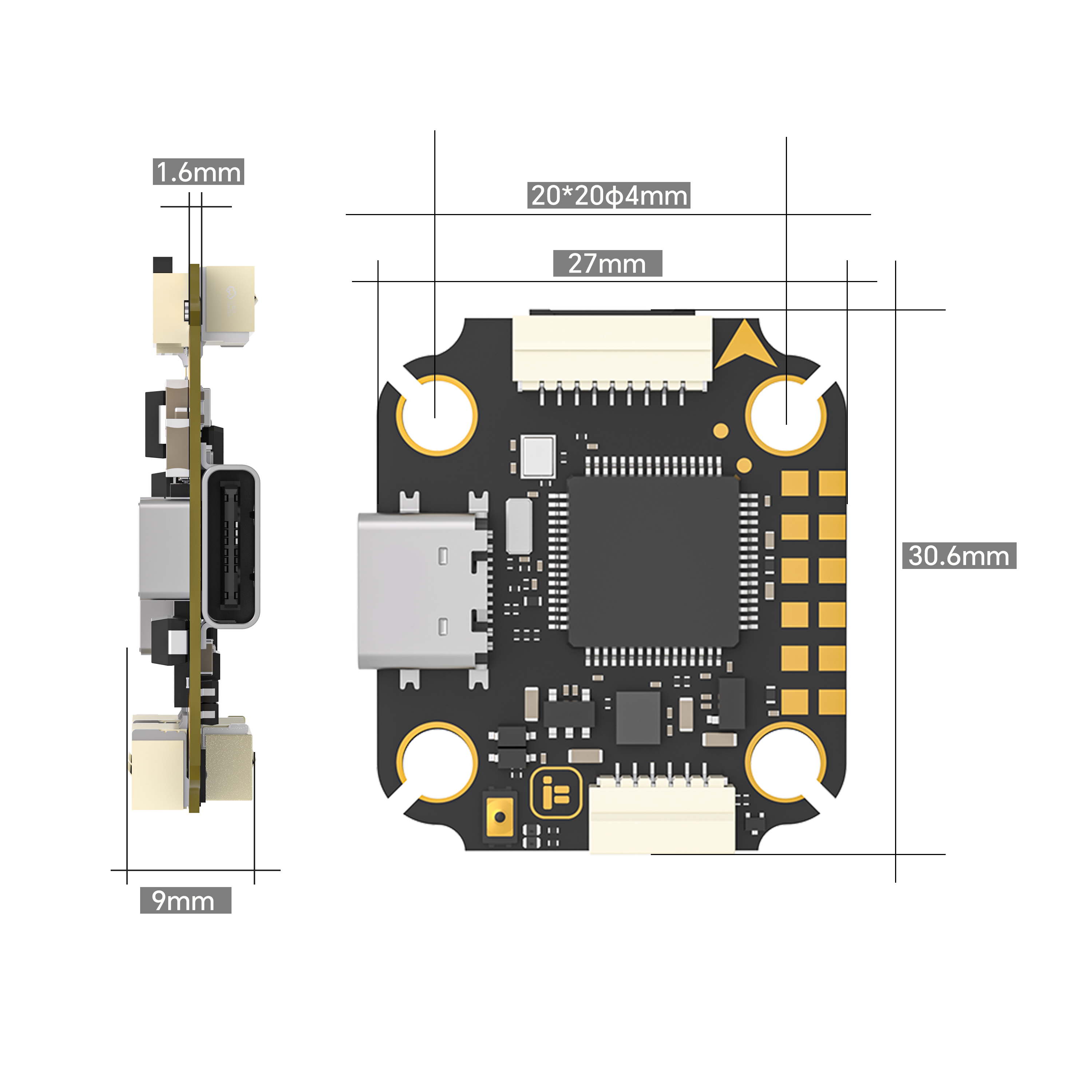 iFlight Borg F7 Mini Stack Fli - Drone Flight Controller のレビューと価格